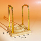 Maxbell Paper Cup Holder Stand Save Space Drinks Cups Rack for Bar Parties Gold 1 Slot