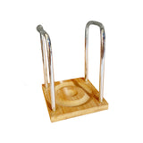Maxbell Paper Cup Holder Stand Save Space Drinks Cups Rack for Bar Parties Silver 1 Slot