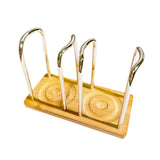 Maxbell Paper Cup Holder Stand Save Space Drinks Cups Rack for Bar Parties Silver 2 Slot