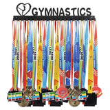 Maxbell Medal Hanger Sports Hanging Rack Sturdy Iron Wall Mounted Award Hook Display