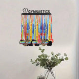 Maxbell Medal Hanger Sports Hanging Rack Sturdy Iron Wall Mounted Award Hook Display