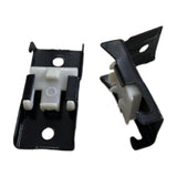 Maxbell 30x Ceiling Mount Brackets Curtain Rod Holders for Living Room Hotel Bedroom Black