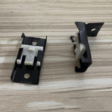 Maxbell 30x Ceiling Mount Brackets Curtain Rod Holders for Living Room Hotel Bedroom Black