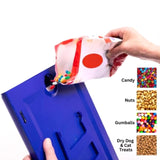 Maxbell Candy Dispenser Wall Mount Cereal Nut Work Desk Gumball Machine Holiday Gift