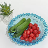 Maxbell Fruit Bowl for Kitchen Counter Decorative Bowl for Home Parties Dining Table Blue