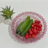 Maxbell Fruit Bowl for Kitchen Counter Decorative Bowl for Home Parties Dining Table Purple