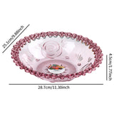 Maxbell Fruit Bowl for Kitchen Counter Decorative Bowl for Home Parties Dining Table Purple