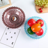 Maxbell Fruit Bowl for Kitchen Counter Decorative Bowl for Home Parties Dining Table Purple