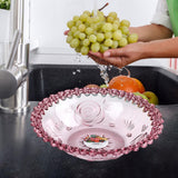 Maxbell Fruit Bowl for Kitchen Counter Decorative Bowl for Home Parties Dining Table Purple