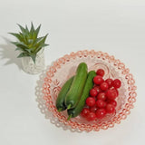 Maxbell Fruit Bowl for Kitchen Counter Decorative Bowl for Home Parties Dining Table Pink