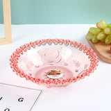Maxbell Fruit Bowl for Kitchen Counter Decorative Bowl for Home Parties Dining Table Pink