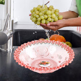 Maxbell Fruit Bowl for Kitchen Counter Decorative Bowl for Home Parties Dining Table Pink
