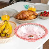 Maxbell Fruit Bowl for Kitchen Counter Decorative Bowl for Home Parties Dining Table Pink