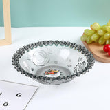 Maxbell Fruit Bowl for Kitchen Counter Decorative Bowl for Home Parties Dining Table Black