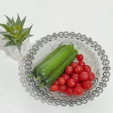 Maxbell Fruit Bowl for Kitchen Counter Decorative Bowl for Home Parties Dining Table Black