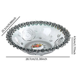 Maxbell Fruit Bowl for Kitchen Counter Decorative Bowl for Home Parties Dining Table Black