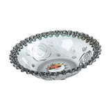 Maxbell Fruit Bowl for Kitchen Counter Decorative Bowl for Home Parties Dining Table Black