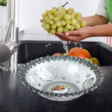 Maxbell Fruit Bowl for Kitchen Counter Decorative Bowl for Home Parties Dining Table Black