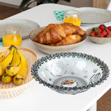 Maxbell Fruit Bowl for Kitchen Counter Decorative Bowl for Home Parties Dining Table Black