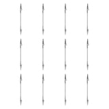 Maxbell 12Pcs Double Head Alligator Clips Compact Alligator Clamps for Card DIY Memo