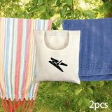 Maxbell 2 Pieces Clothespin Storage Bags Accessories for Laundry Room Outdoor Indoor