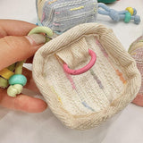 Maxbell Earphone Earbud Case Gifts Decor for Women Men Multifunctional Soft Ornament White
