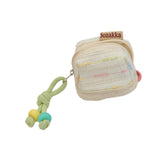 Maxbell Earphone Earbud Case Gifts Decor for Women Men Multifunctional Soft Ornament White