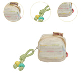 Maxbell Earphone Earbud Case Gifts Decor for Women Men Multifunctional Soft Ornament White