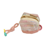 Maxbell Earphone Earbud Case Gifts Decor for Women Men Multifunctional Soft Ornament Pink