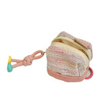 Maxbell Earphone Earbud Case Gifts Decor for Women Men Multifunctional Soft Ornament Pink