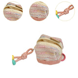 Maxbell Earphone Earbud Case Gifts Decor for Women Men Multifunctional Soft Ornament Pink