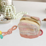 Maxbell Earphone Earbud Case Gifts Decor for Women Men Multifunctional Soft Ornament Pink