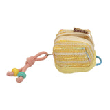 Maxbell Earphone Earbud Case Gifts Decor for Women Men Multifunctional Soft Ornament Yellow