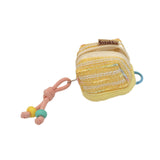 Maxbell Earphone Earbud Case Gifts Decor for Women Men Multifunctional Soft Ornament Yellow