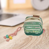 Maxbell Earphone Earbud Case Gifts Decor for Women Men Multifunctional Soft Ornament Green
