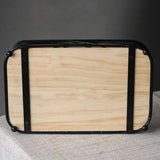 Maxbell Paper Towel Holder Desktop Storage Rack Wood for Dining Room Restaurant Home