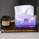 Maxbell Paper Towel Holder Desktop Storage Rack Wood for Dining Room Restaurant Home