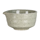 Maxbell Matcha Bowl Ornament Tea Mixing Bowl for Restaurant Dining Room Matcha Lover Gray and Green