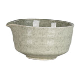 Maxbell Matcha Bowl Ornament Tea Mixing Bowl for Restaurant Dining Room Matcha Lover Gray and Green