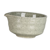 Maxbell Matcha Bowl Ornament Tea Mixing Bowl for Restaurant Dining Room Matcha Lover Gray and Green