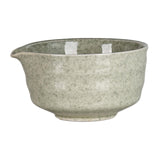 Maxbell Matcha Bowl Ornament Tea Mixing Bowl for Restaurant Dining Room Matcha Lover Gray and Green