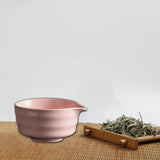 Maxbell Matcha Bowl Ornament Tea Mixing Bowl for Restaurant Dining Room Matcha Lover Pink