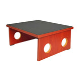 Maxbell Bed Step Wood Sturdy Foldable Step Stool for Kids Adults Living Room Elderly