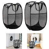 Maxbell Mesh Laundry Hamper Storage Laundry Basket for Bedroom College Dorm Bathroom L