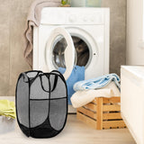 Maxbell Mesh Laundry Hamper Storage Laundry Basket for Bedroom College Dorm Bathroom L