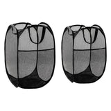 Maxbell Mesh Laundry Hamper Storage Laundry Basket for Bedroom College Dorm Bathroom L