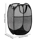 Maxbell Mesh Laundry Hamper Storage Laundry Basket for Bedroom College Dorm Bathroom XL