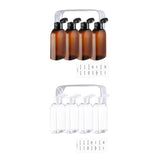 Maxbell 4Pcs Travel Bottles for Toiletries Travel Containers for Hair Oil Foundation White