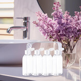 Maxbell 4Pcs Travel Bottles for Toiletries Travel Containers for Hair Oil Foundation White