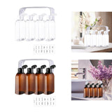 Maxbell 4Pcs Travel Bottles for Toiletries Travel Containers for Hair Oil Foundation White